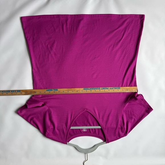 Athletic Works Dark Pink Relaxed Short Sleeve T-Shirt plus‎ size 20 - Picture 3 of 5